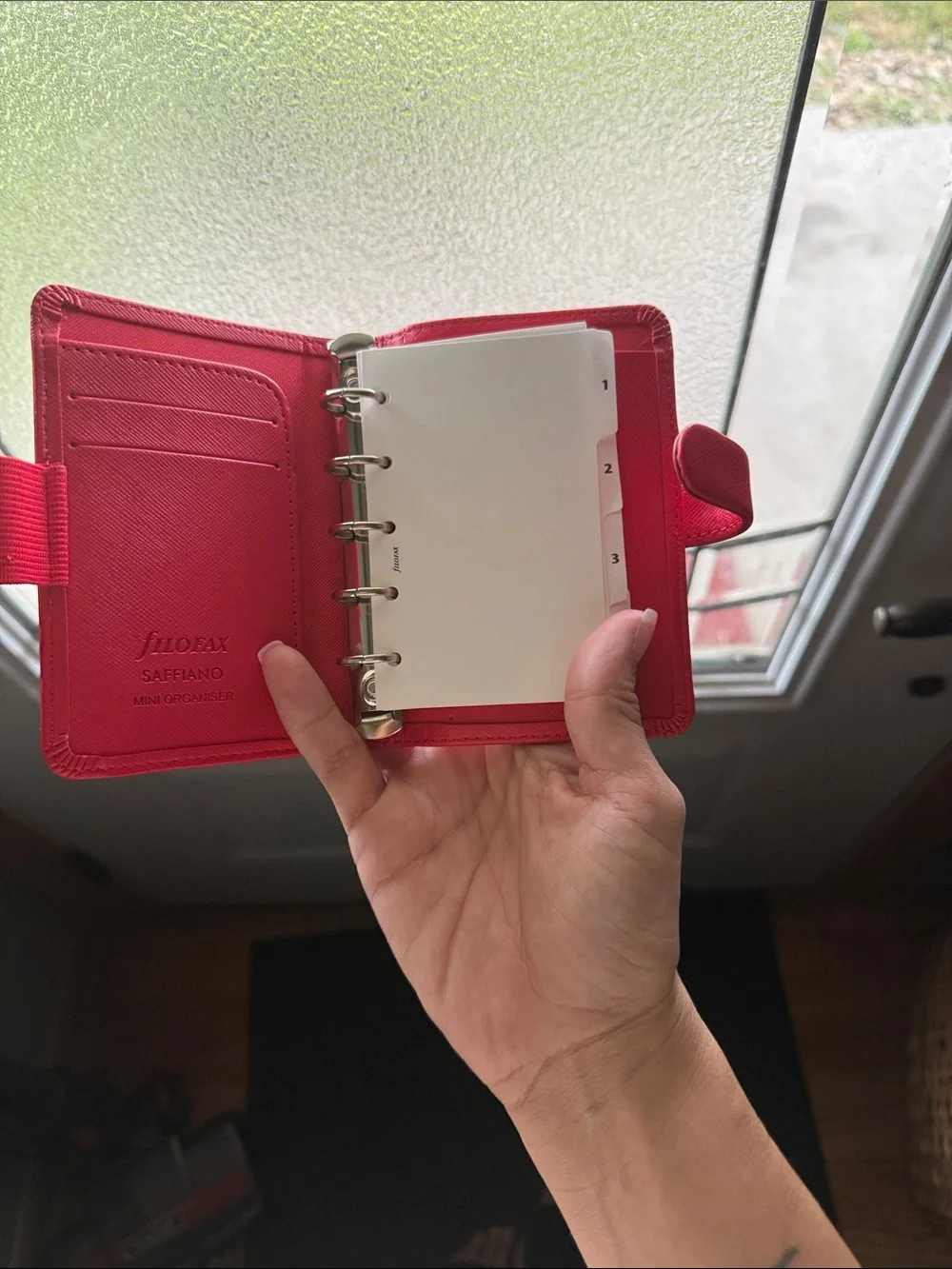 filoFAX Red Magnetic Wallet Phone Case